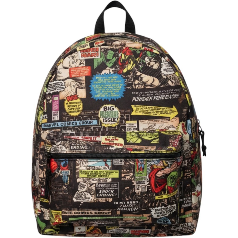 Marvel Comics Group All Over Print Backpack Retro Superhero Canvas Marvelcore